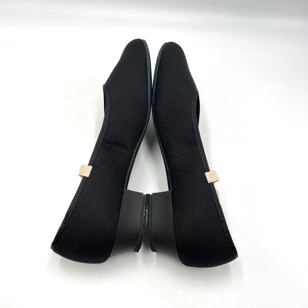 Bloch Womens Size‎ 7.5 S0326L Accent Black Canvas Dance Heels Shoes - Picture 8 of 14